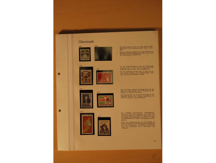 1851/1975, postfrische, ungebrauchte und gestempelte Sammlung mit guten Ausgaben im Behrens-Album