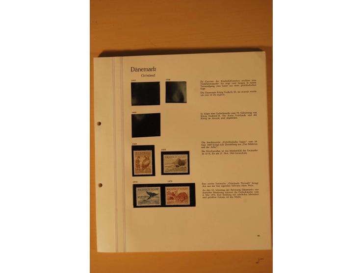 1851/1975, postfrische, ungebrauchte und gestempelte Sammlung mit guten Ausgaben im Behrens-Album
