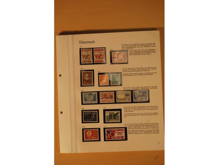 1851/1975, postfrische, ungebrauchte und gestempelte Sammlung mit guten Ausgaben im Behrens-Album
