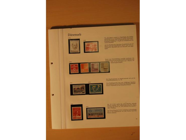 1851/1975, postfrische, ungebrauchte und gestempelte Sammlung mit guten Ausgaben im Behrens-Album