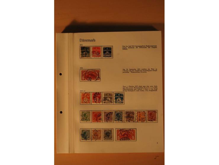 1851/1975, postfrische, ungebrauchte und gestempelte Sammlung mit guten Ausgaben im Behrens-Album