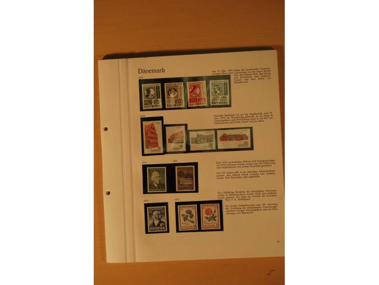 1851/1975, postfrische, ungebrauchte und gestempelte Sammlung mit guten Ausgaben im Behrens-Album