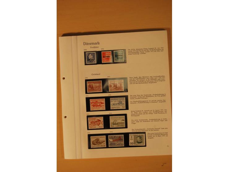 1851/1975, postfrische, ungebrauchte und gestempelte Sammlung mit guten Ausgaben im Behrens-Album