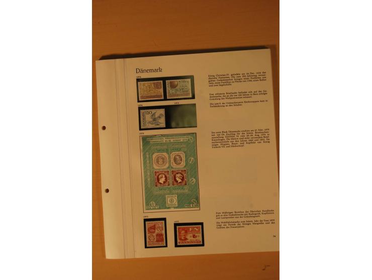 1851/1975, postfrische, ungebrauchte und gestempelte Sammlung mit guten Ausgaben im Behrens-Album