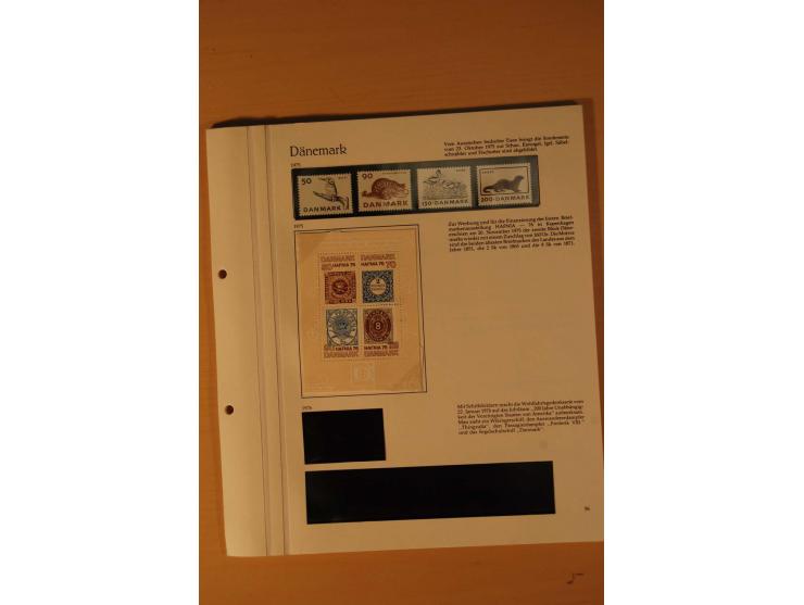 1851/1975, postfrische, ungebrauchte und gestempelte Sammlung mit guten Ausgaben im Behrens-Album