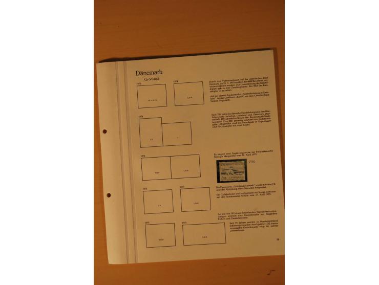 1851/1975, postfrische, ungebrauchte und gestempelte Sammlung mit guten Ausgaben im Behrens-Album