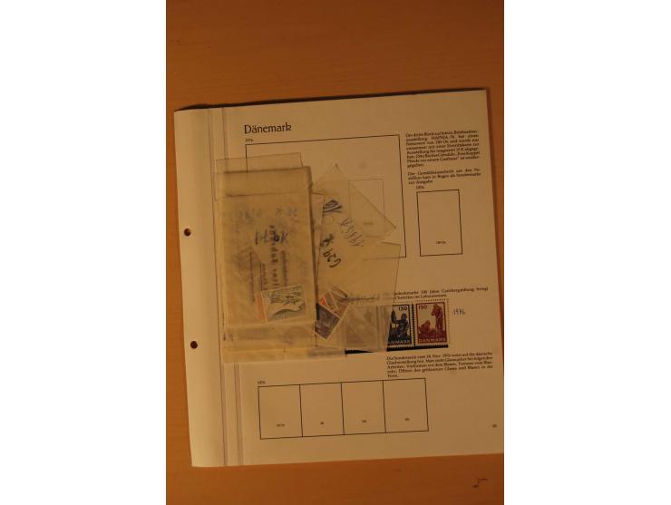 1851/1975, postfrische, ungebrauchte und gestempelte Sammlung mit guten Ausgaben im Behrens-Album