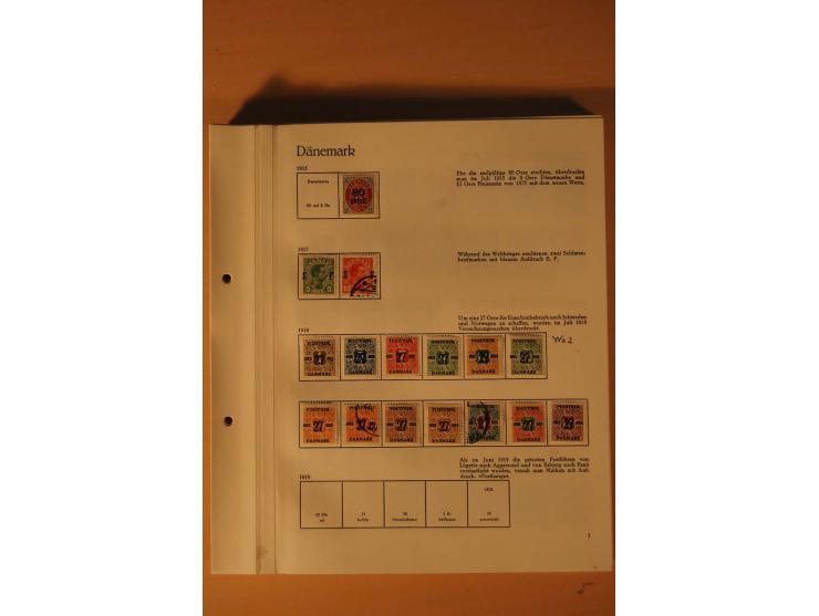 1851/1975, postfrische, ungebrauchte und gestempelte Sammlung mit guten Ausgaben im Behrens-Album