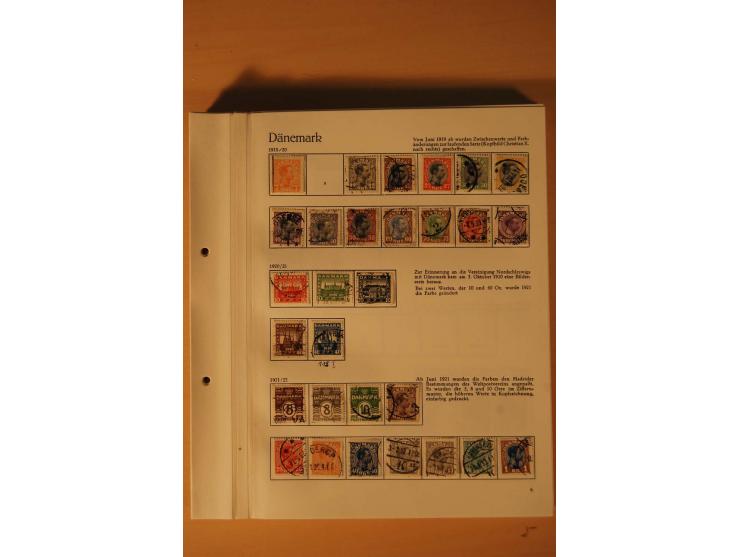 1851/1975, postfrische, ungebrauchte und gestempelte Sammlung mit guten Ausgaben im Behrens-Album