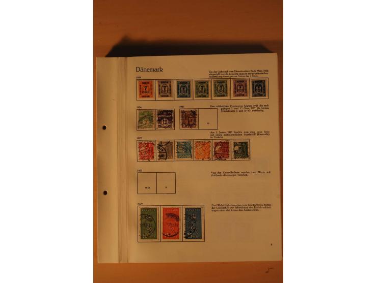 1851/1975, postfrische, ungebrauchte und gestempelte Sammlung mit guten Ausgaben im Behrens-Album