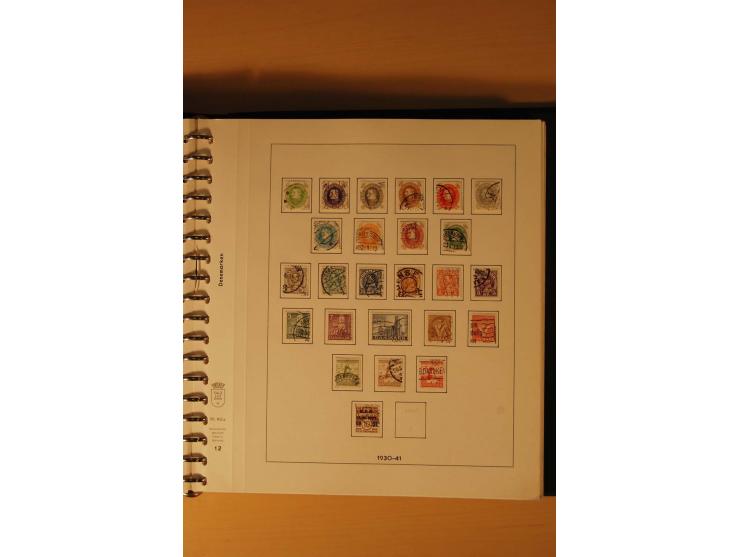 1882/1988, gestempelte Sammlung mit besseren Ausgaben auf selbstgestalteten Blättern im Album