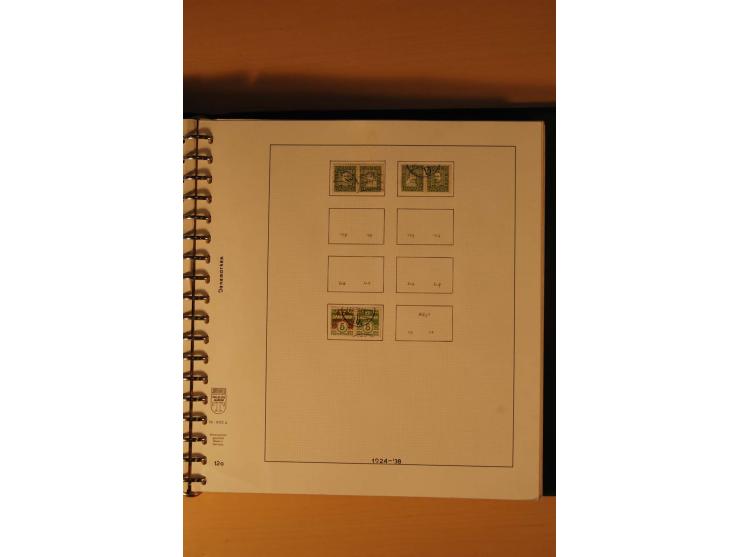 1882/1988, gestempelte Sammlung mit besseren Ausgaben auf selbstgestalteten Blättern im Album