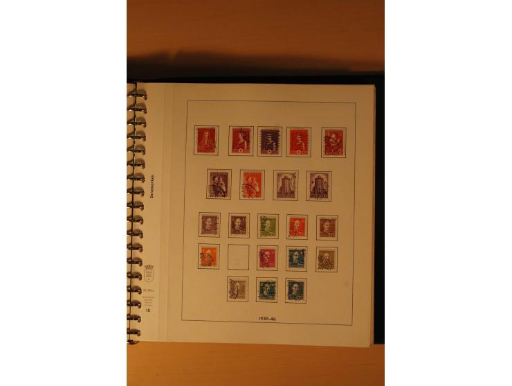 1882/1988, gestempelte Sammlung mit besseren Ausgaben auf selbstgestalteten Blättern im Album