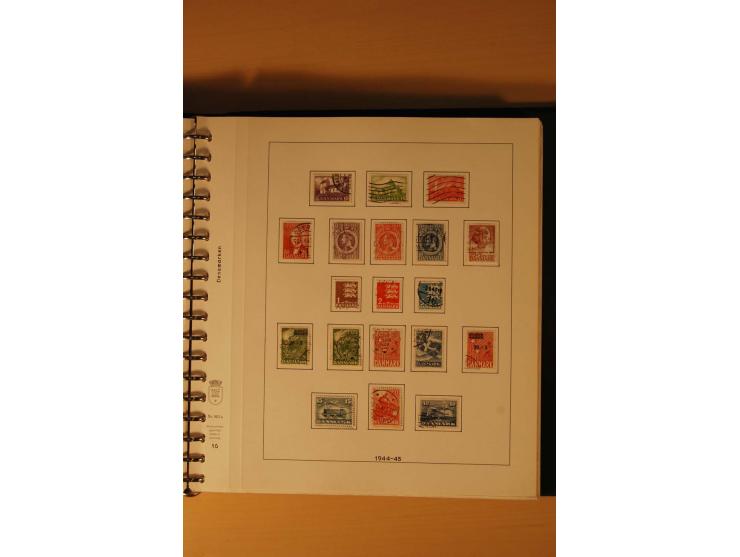 1882/1988, gestempelte Sammlung mit besseren Ausgaben auf selbstgestalteten Blättern im Album