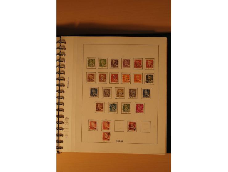 1882/1988, gestempelte Sammlung mit besseren Ausgaben auf selbstgestalteten Blättern im Album
