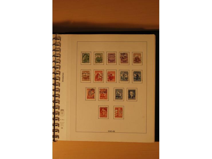 1882/1988, gestempelte Sammlung mit besseren Ausgaben auf selbstgestalteten Blättern im Album