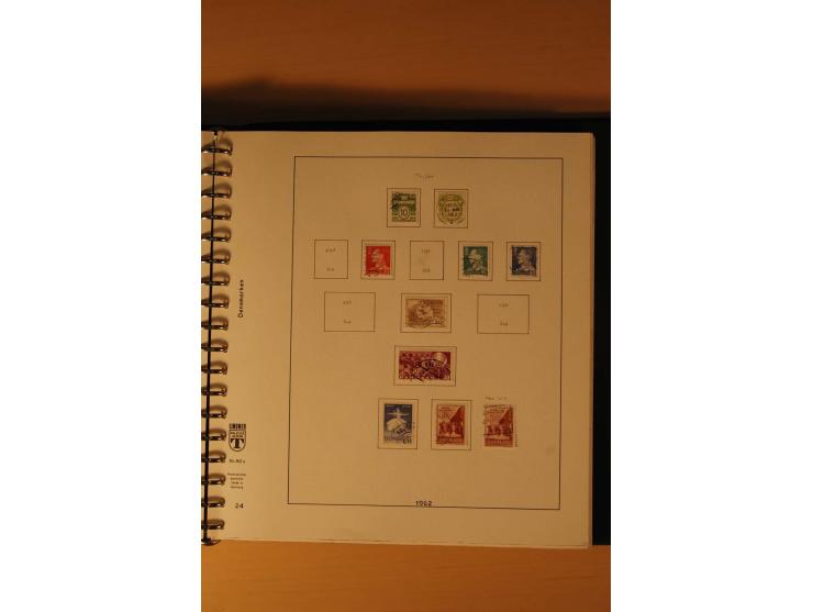 1882/1988, gestempelte Sammlung mit besseren Ausgaben auf selbstgestalteten Blättern im Album