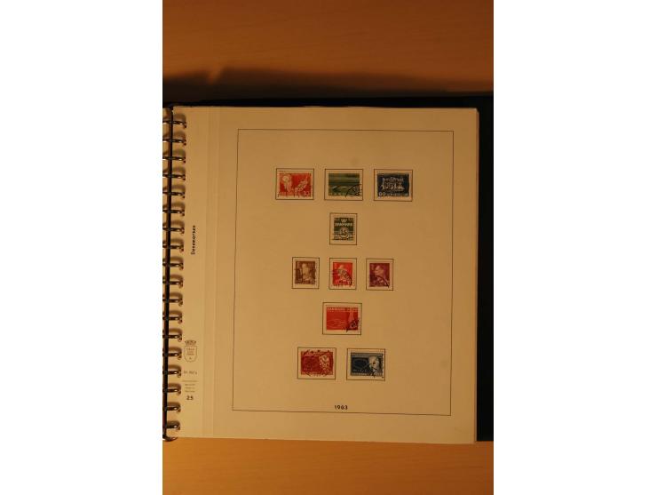 1882/1988, gestempelte Sammlung mit besseren Ausgaben auf selbstgestalteten Blättern im Album