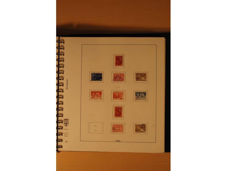 1882/1988, gestempelte Sammlung mit besseren Ausgaben auf selbstgestalteten Blättern im Album