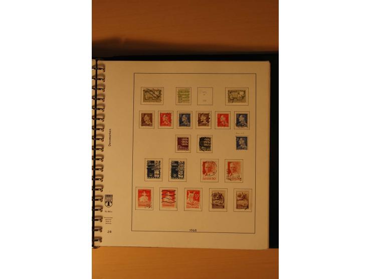 1882/1988, gestempelte Sammlung mit besseren Ausgaben auf selbstgestalteten Blättern im Album