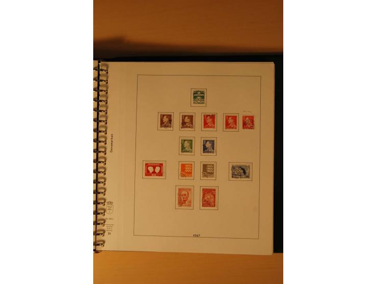 1882/1988, gestempelte Sammlung mit besseren Ausgaben auf selbstgestalteten Blättern im Album