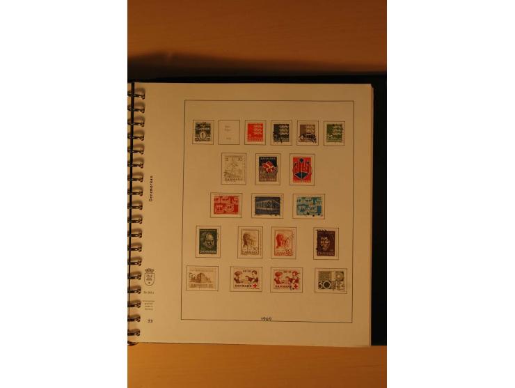 1882/1988, gestempelte Sammlung mit besseren Ausgaben auf selbstgestalteten Blättern im Album