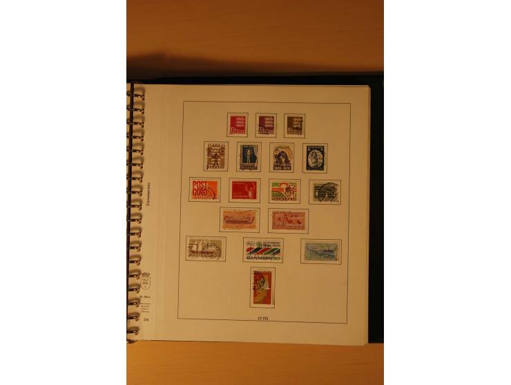 1882/1988, gestempelte Sammlung mit besseren Ausgaben auf selbstgestalteten Blättern im Album