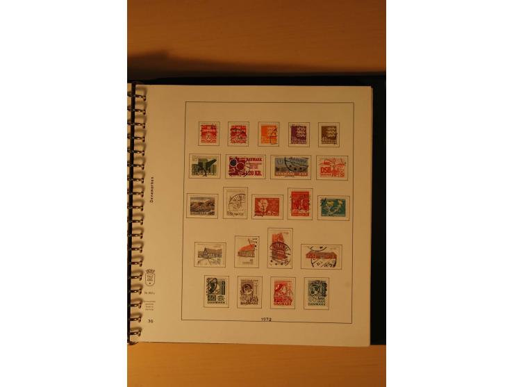 1882/1988, gestempelte Sammlung mit besseren Ausgaben auf selbstgestalteten Blättern im Album