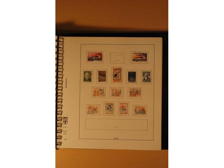 1882/1988, gestempelte Sammlung mit besseren Ausgaben auf selbstgestalteten Blättern im Album