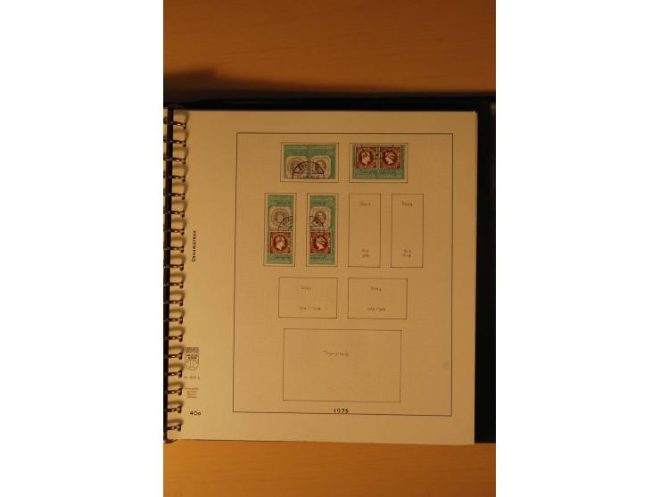 1882/1988, gestempelte Sammlung mit besseren Ausgaben auf selbstgestalteten Blättern im Album