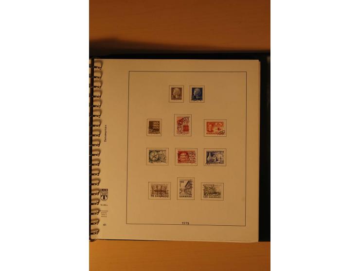 1882/1988, gestempelte Sammlung mit besseren Ausgaben auf selbstgestalteten Blättern im Album