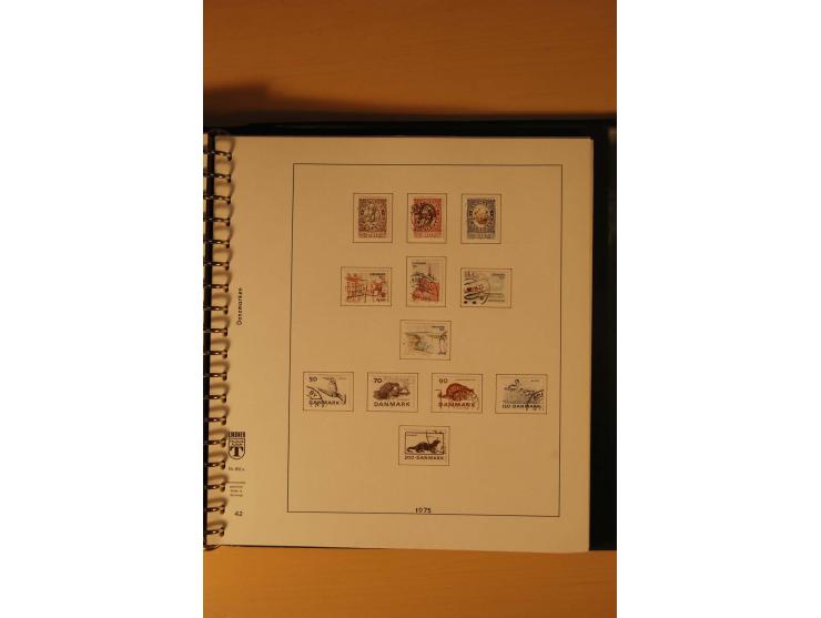 1882/1988, gestempelte Sammlung mit besseren Ausgaben auf selbstgestalteten Blättern im Album