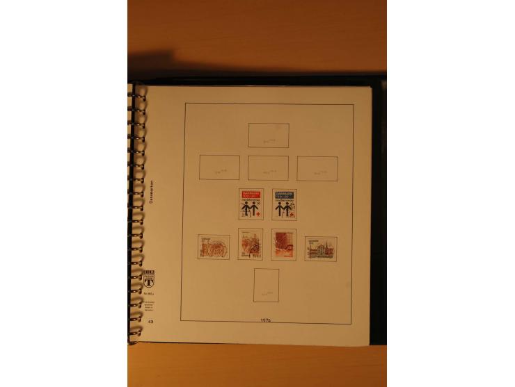 1882/1988, gestempelte Sammlung mit besseren Ausgaben auf selbstgestalteten Blättern im Album