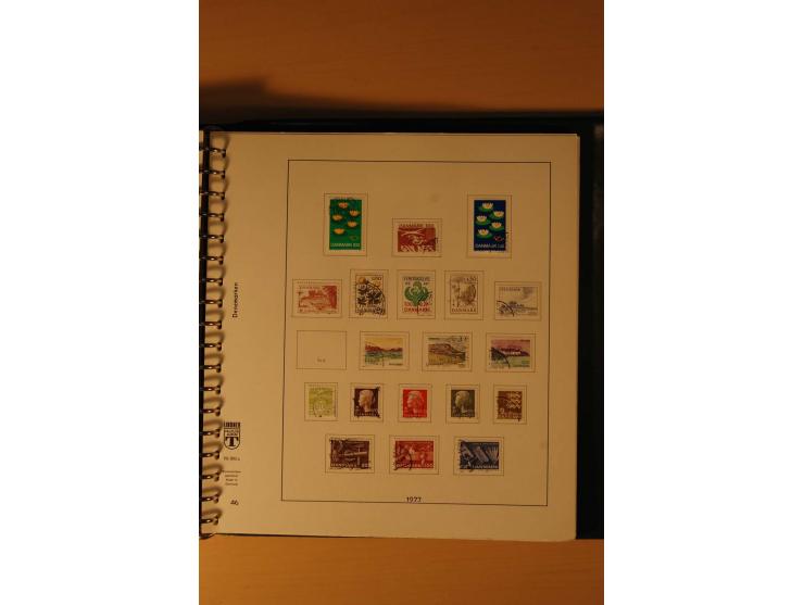 1882/1988, gestempelte Sammlung mit besseren Ausgaben auf selbstgestalteten Blättern im Album