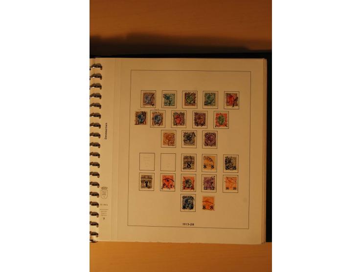 1882/1988, gestempelte Sammlung mit besseren Ausgaben auf selbstgestalteten Blättern im Album