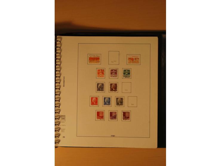 1882/1988, gestempelte Sammlung mit besseren Ausgaben auf selbstgestalteten Blättern im Album