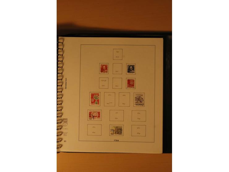 1882/1988, gestempelte Sammlung mit besseren Ausgaben auf selbstgestalteten Blättern im Album