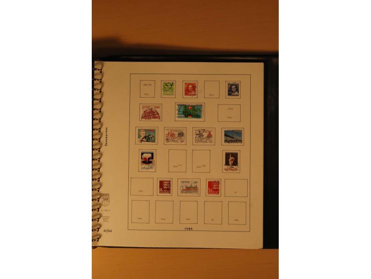 1882/1988, gestempelte Sammlung mit besseren Ausgaben auf selbstgestalteten Blättern im Album