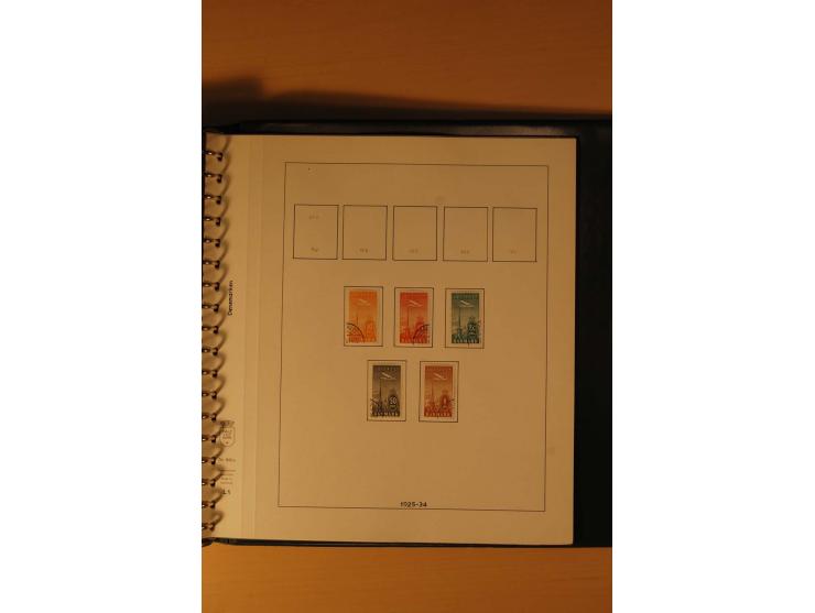 1882/1988, gestempelte Sammlung mit besseren Ausgaben auf selbstgestalteten Blättern im Album