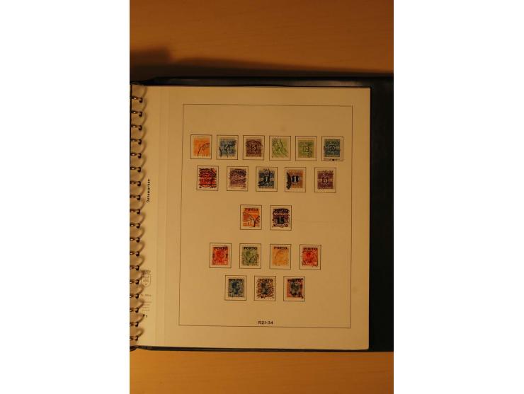 1882/1988, gestempelte Sammlung mit besseren Ausgaben auf selbstgestalteten Blättern im Album