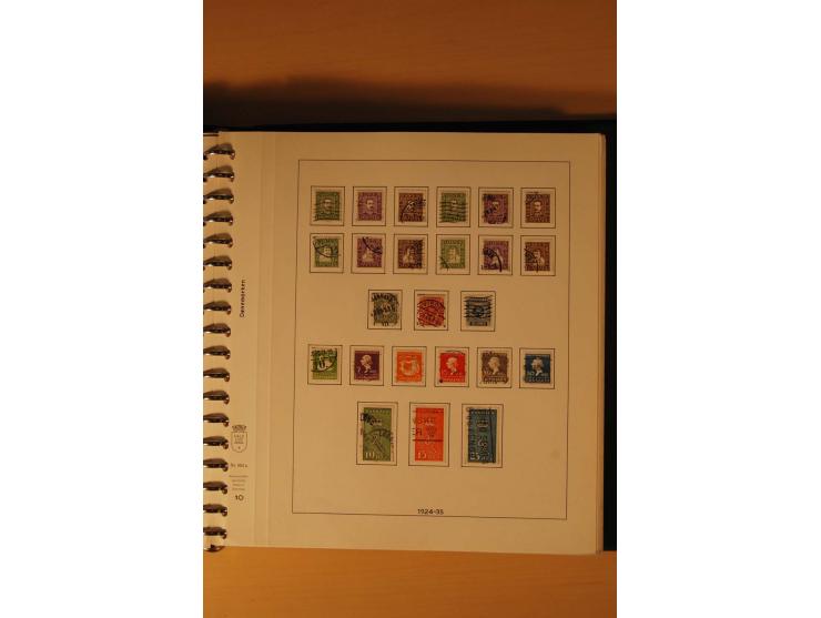 1882/1988, gestempelte Sammlung mit besseren Ausgaben auf selbstgestalteten Blättern im Album