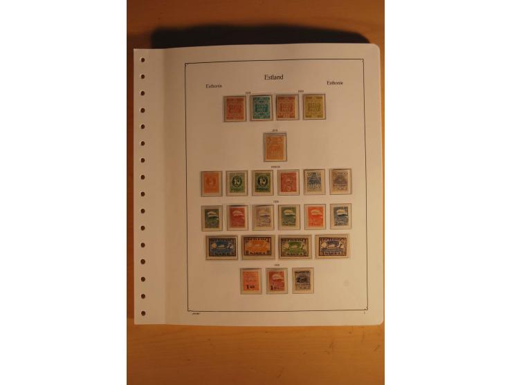 1918/2000, sehr saubere ungebrauchte und postfrische Sammlung, dabei viele bessere Werte, teils doppelt, wie Mi.-Nr. 43-45B, 