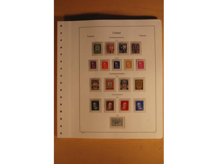 1918/2000, sehr saubere ungebrauchte und postfrische Sammlung, dabei viele bessere Werte, teils doppelt, wie Mi.-Nr. 43-45B, 