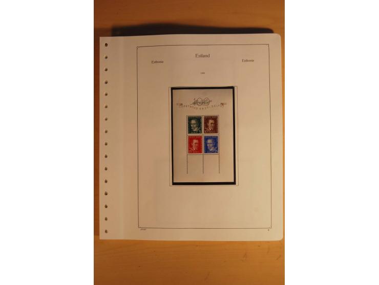 1918/2000, sehr saubere ungebrauchte und postfrische Sammlung, dabei viele bessere Werte, teils doppelt, wie Mi.-Nr. 43-45B, 