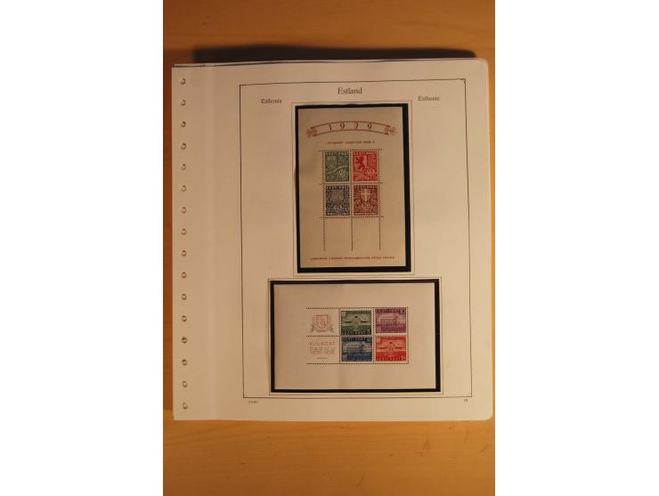 1918/2000, sehr saubere ungebrauchte und postfrische Sammlung, dabei viele bessere Werte, teils doppelt, wie Mi.-Nr. 43-45B, 