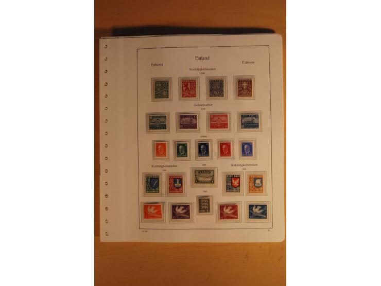 1918/2000, sehr saubere ungebrauchte und postfrische Sammlung, dabei viele bessere Werte, teils doppelt, wie Mi.-Nr. 43-45B, 