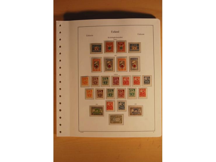 1918/2000, sehr saubere ungebrauchte und postfrische Sammlung, dabei viele bessere Werte, teils doppelt, wie Mi.-Nr. 43-45B, 