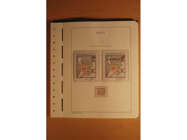 1918/2000, sehr saubere ungebrauchte und postfrische Sammlung, dabei viele bessere Werte, teils doppelt, wie Mi.-Nr. 43-45B, 