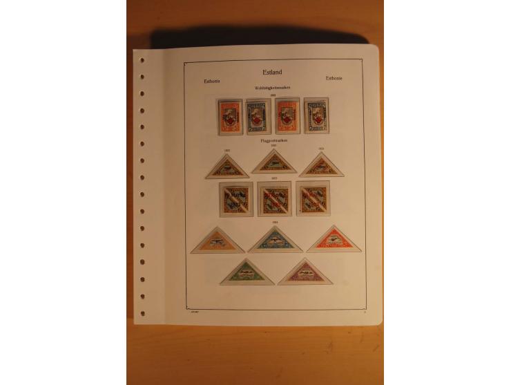 1918/2000, sehr saubere ungebrauchte und postfrische Sammlung, dabei viele bessere Werte, teils doppelt, wie Mi.-Nr. 43-45B, 