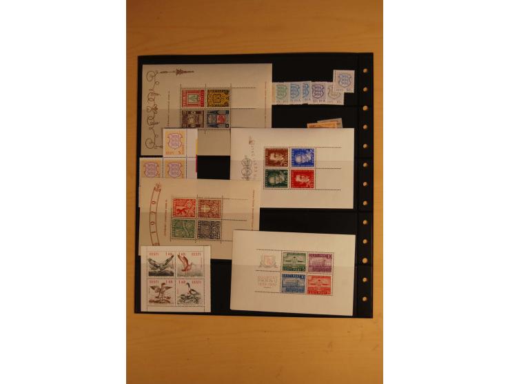 1918/2000, sehr saubere ungebrauchte und postfrische Sammlung, dabei viele bessere Werte, teils doppelt, wie Mi.-Nr. 43-45B, 